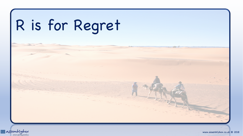 R is for Regret - An Islamic Story