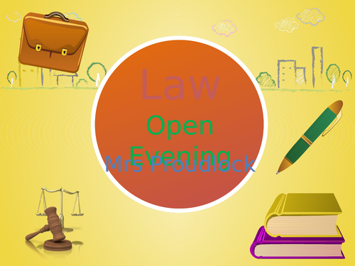 OCR A-Level Law Open Evening Presentation