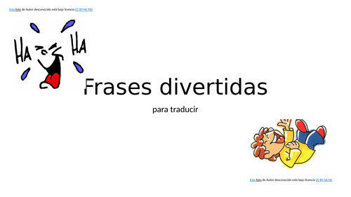 Funny sentences in Spanish