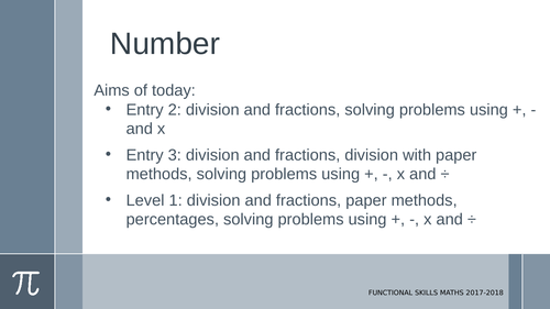 Working out fractions of numbers: E2-L1