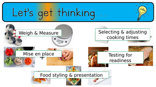 Year 9 GCSE Food Preparation & Nutrition Practical Skills S1 lessons 13 & 14 Revision