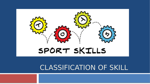 Classification of Skill and Characteristics of Skilful Movement