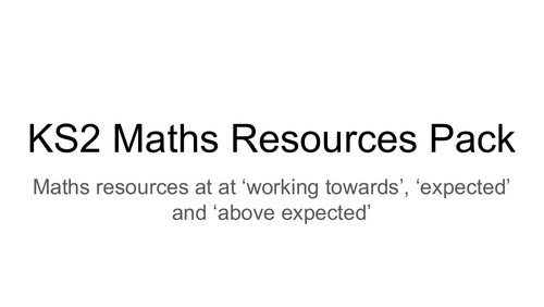 KS2 Maths - four operations resources