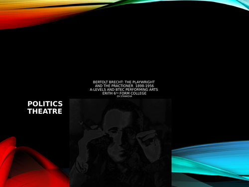 BRECHT - THEORY AND EXAMPLES