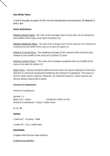 OCR A Chemistry A Level Organic Year 1 Notes