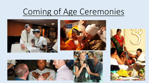 Religion and Young People - Coming of Age Ceremonies - Lesson 3