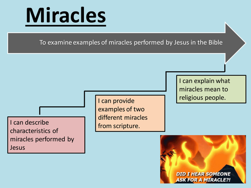 Examples of religious miracles