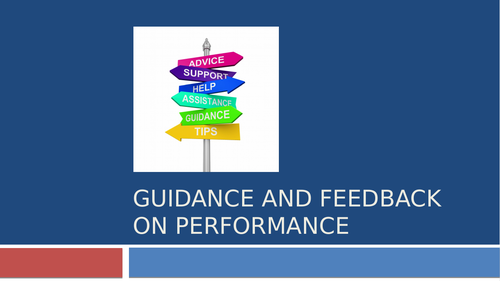 Types of Guidance and Feedback