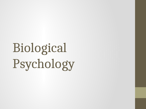 Edexcel IAL Biological Psychology (Contemporary Studies)