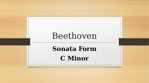 Revision for Beethoven