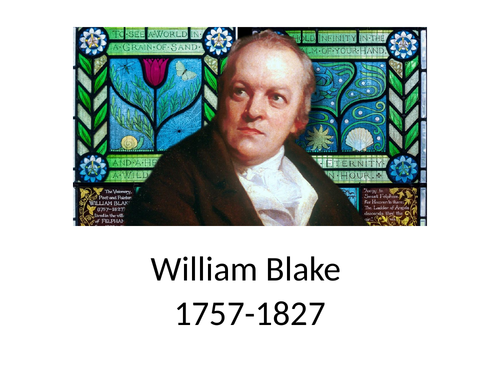 William Blake AQA A2 Social and Political Protest Writing Introduction, Lesson Tasks, Essay Question