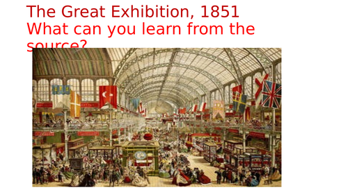 This resource explains the reasons and impact of The Great Exhibition of 1851