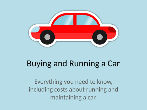 Buying, Running & Maintaining a Car