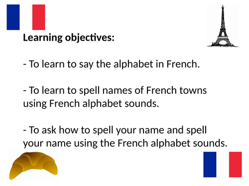 French alphabet