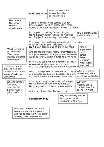 Mid-Term Break guided annotation (CIE)