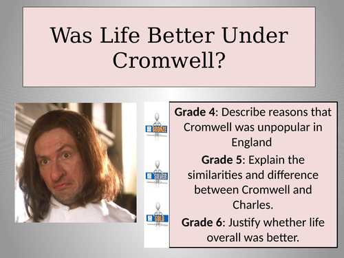 Oliver Cromwell: Did life change without a King? KS3 History