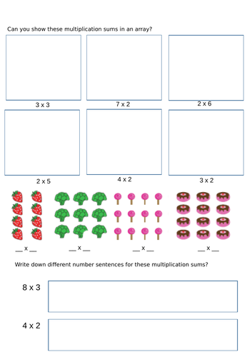 Arrays Worksheet