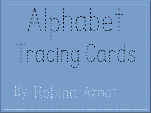 Alphabet Tracing Cards