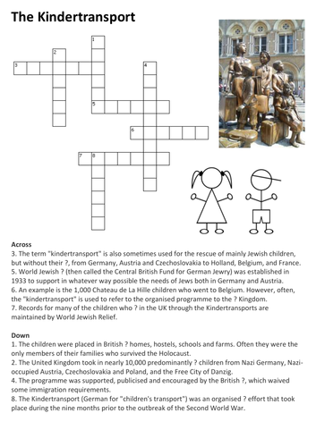 The Kindertransport Crossword