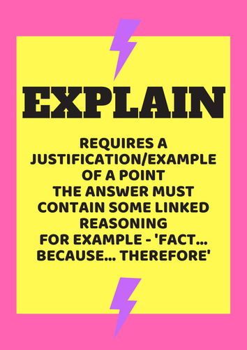 GCSE PE Command Words