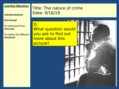 AQA- Crime and Punishment- GCSE