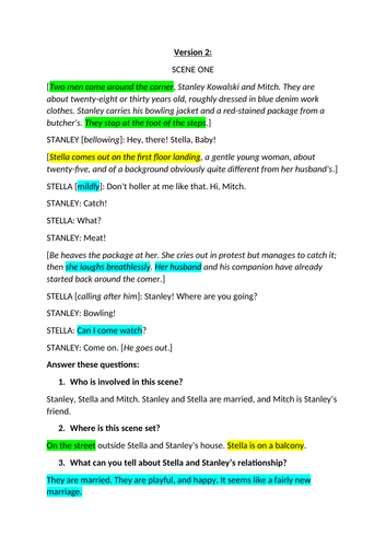 Introduction to Stanislavski Lesson Bundle