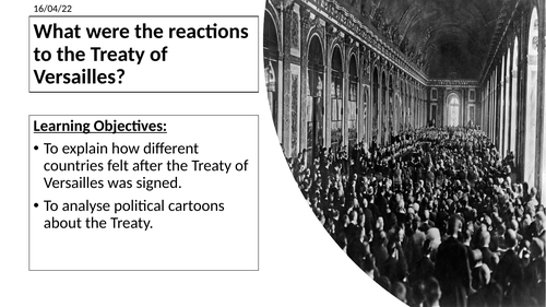AQA: Reaction to the Treaty of Versailles