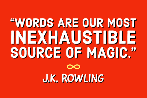 J.K. Rowling Posters: Words Are Magic