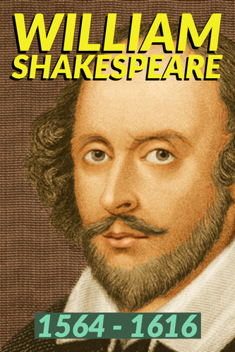 William Shakespeare Poster