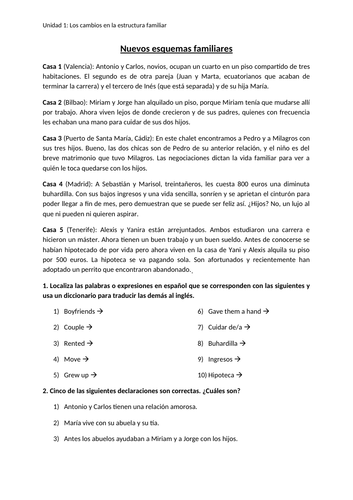 Diversidad en los modelos de familia