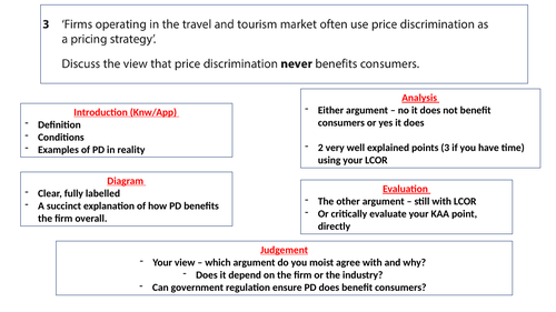 Economics: Price Discrimination (NEW SPEC) - Edexcel