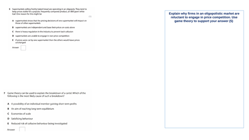 Economics: Game Theory (NEW SPEC) - Edexcel