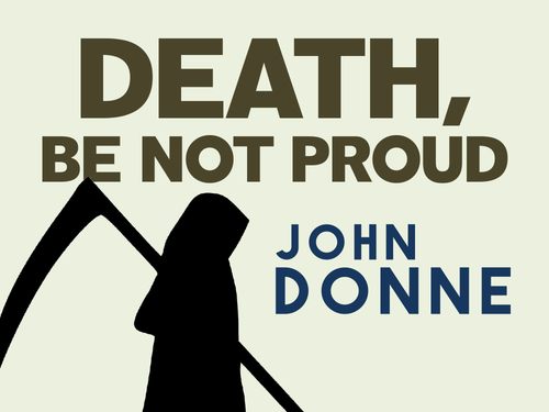 Death, Be Not Proud: John Donne