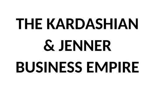The Business of the Kardashian's Wall Display