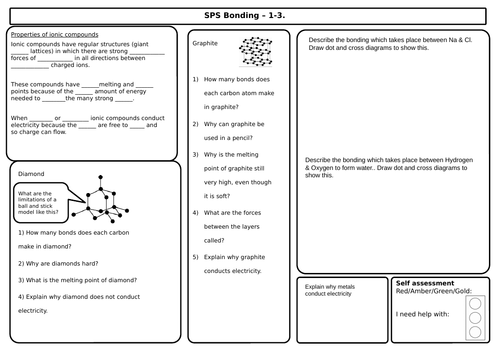 9-1 Bonding Revision organisers