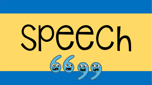 Punctuating Speech (KS3)