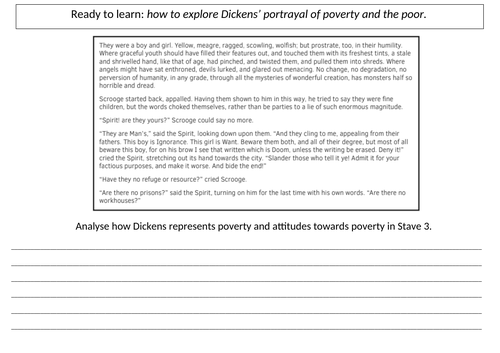 IGNORANCE AND WANT VERY DETAILED ANALYSIS - POWERPOINT | Teaching Resources