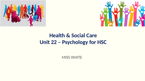 CTEC Health & Social Care Unit 22 Psychology Biological approach resources