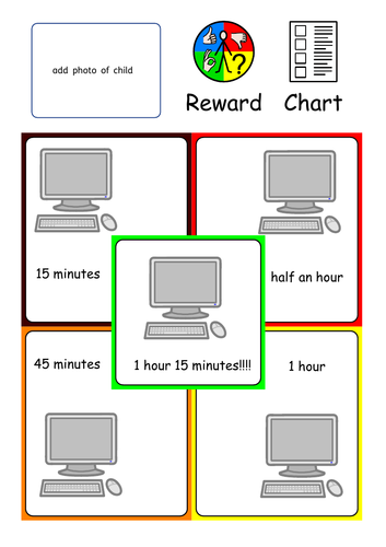 Home / School Reward Chart for ASC ASD SEND