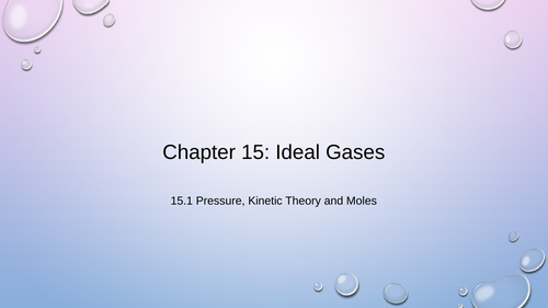 A Level Physics - Ideal Gases Presentations and Student workbook (for OCR-A)