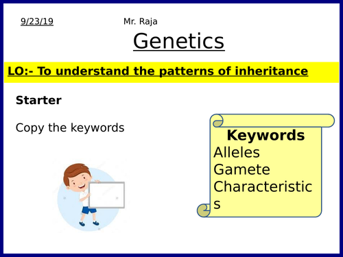 GCSE - Genetics Year 11