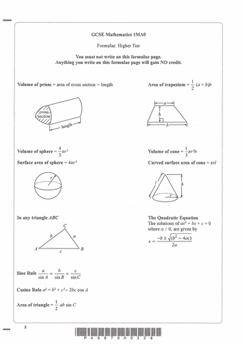 Grade 9 Maths Exam Questions Hard Teaching Resources