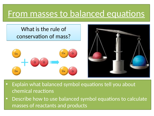 Calculating masses from balanced eq's