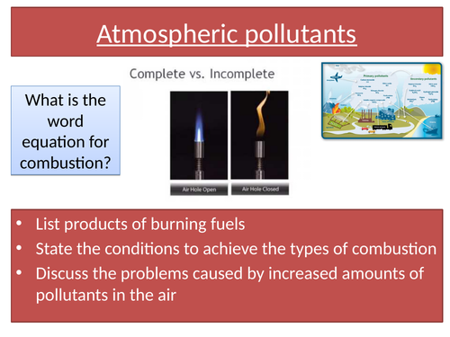 Atmospheric pollutants