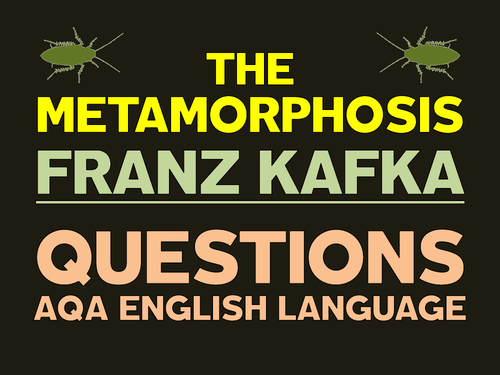 The Metamorphosis: Extract & Questions (AQA GCSE)