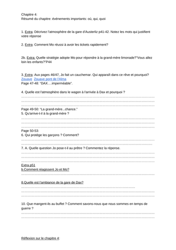 Theme of hope in un sac de billes picture