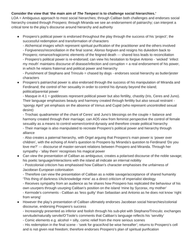 Short essay on the tempest image