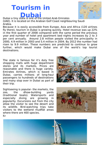 BTEC Tech Award in Travel and Tourism - COMPONENT 2