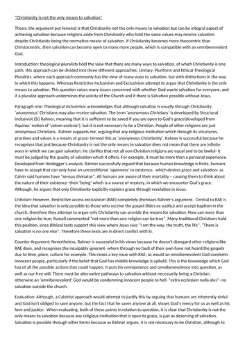 Thesis religious pluralism image