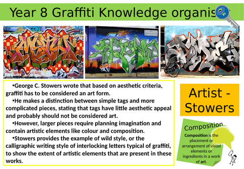 Graffiti Art knowledge organiser - Artist Stowers